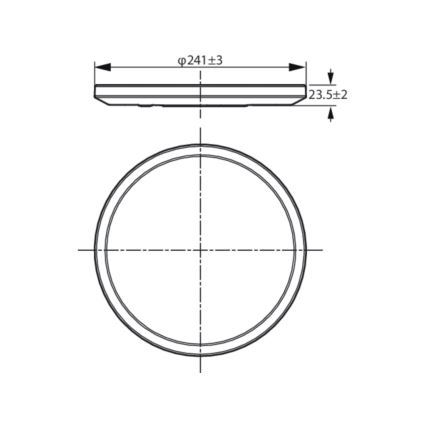 WiZ - LED Hämardatav laevalgusti SUPERSLIM LED/14W/230V 2700-6500K Wi-Fi must