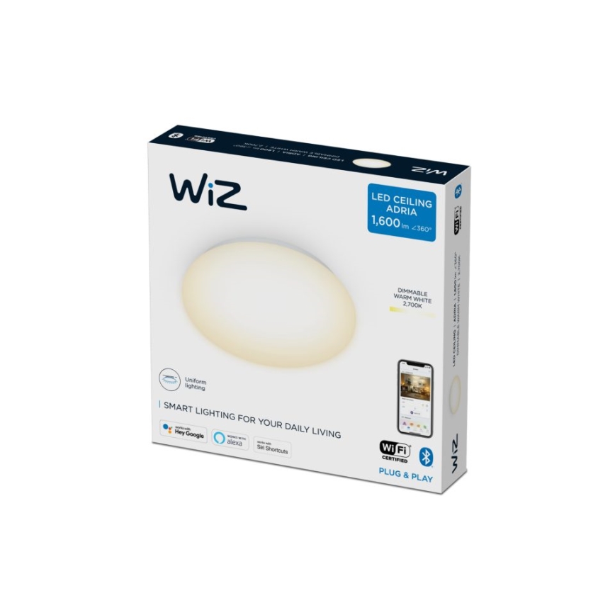 WiZ - LED Hämardatav laevalgusti SUPERSLIM LED/17W/230V 2700K Wi-Fi