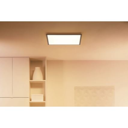 WiZ - LED Hämardatav laevalgusti SUPERSLIM LED/36W/230V 2700-6500K Wi-Fi must