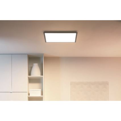 WiZ - LED Hämardatav laevalgusti SUPERSLIM LED/36W/230V 2700-6500K Wi-Fi must