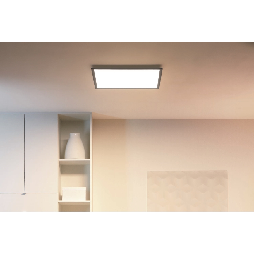 WiZ - LED Hämardatav laevalgusti SUPERSLIM LED/36W/230V 2700-6500K Wi-Fi must