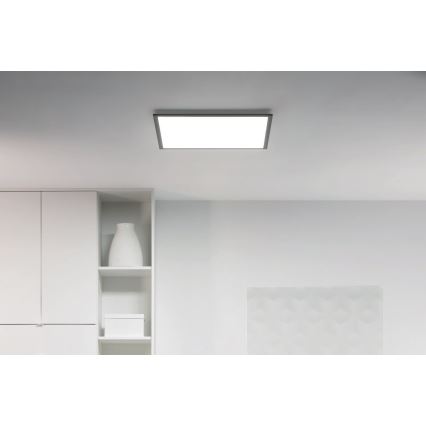 WiZ - LED Hämardatav laevalgusti SUPERSLIM LED/36W/230V 2700-6500K Wi-Fi must