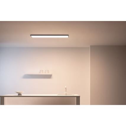 WiZ - LED Hämardatav paneel SUPERSLIM LED/36W/230V 2700-6500K Wi-Fi must