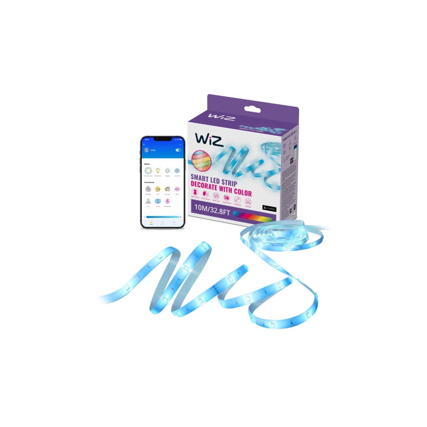 WiZ - LED RGB hämardatav valgusriba 10m LED/12W/230V Wi-Fi