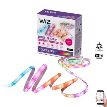 WiZ - LED RGBIC Hämardatav valgusriba 10m LED/21W/230V 2700-6500K Wi-Fi