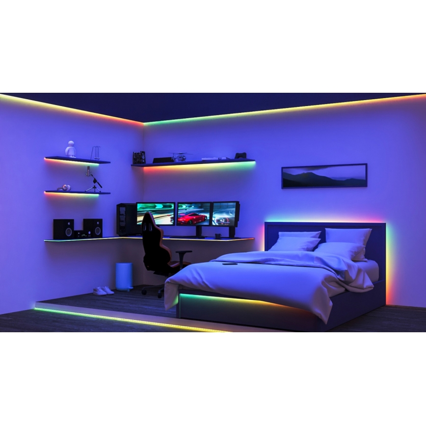 WiZ - LED RGBIC Hämardatav valgusriba 10m LED/21W/230V 2700-6500K Wi-Fi