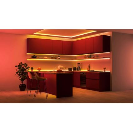 WiZ - LED RGBIC hämardatav valgusriba 4m LED/10,2W/5V 2700-6500K Wi-Fi