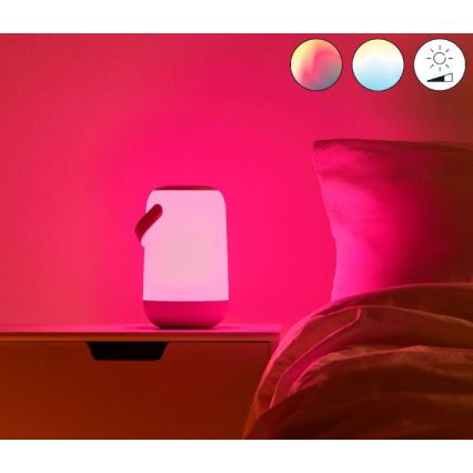 WiZ - LED RGBW Hämardatav kaasaskantav lamp MOBILE LED/13,5W/5V 2200-6500K Wi-Fi