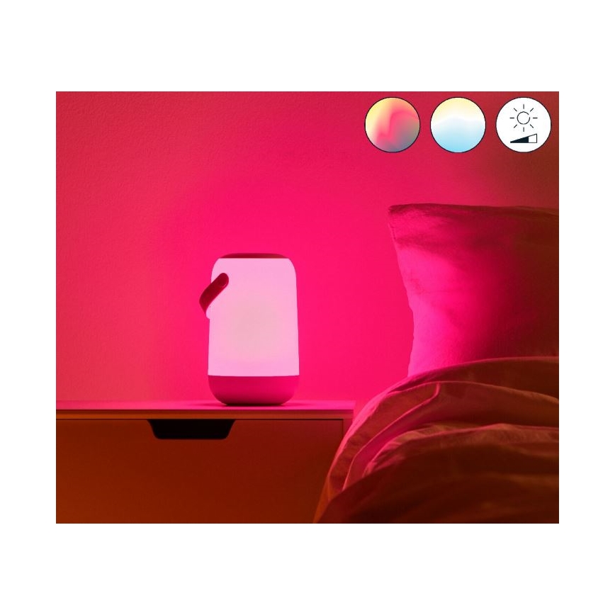WiZ - LED RGBW Hämardatav kaasaskantav lamp MOBILE LED/13,5W/5V 2200-6500K Wi-Fi