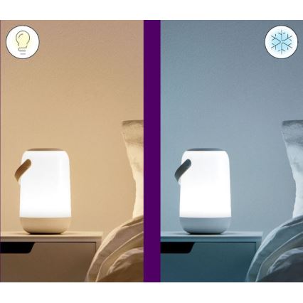WiZ - LED RGBW Hämardatav kaasaskantav lamp MOBILE LED/13,5W/5V 2200-6500K Wi-Fi 1800 mAh
