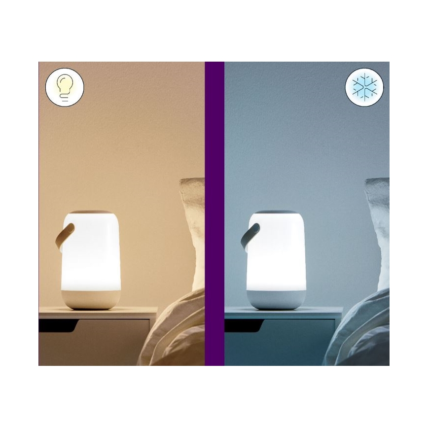 WiZ - LED RGBW Hämardatav kaasaskantav lamp MOBILE LED/13,5W/5V 2200-6500K Wi-Fi
