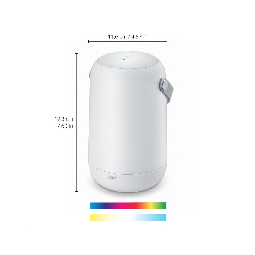 WiZ - LED RGBW Hämardatav kaasaskantav lamp MOBILE LED/13,5W/5V 2200-6500K Wi-Fi