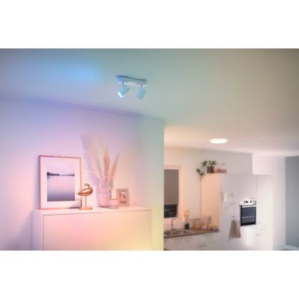 WiZ - LED RGBW Hämardatav kohtvalgusti IMAGEO 1xGU10/4,9W/230V CRI 90 Wi-Fi must