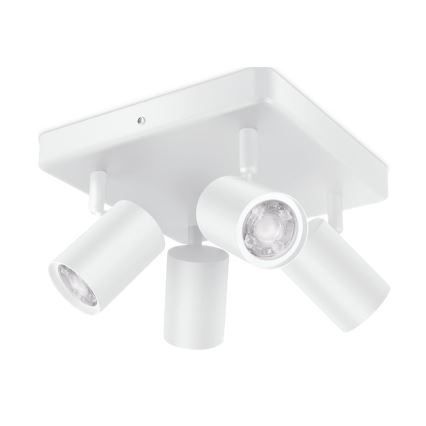 WiZ - LED RGBW Hämardatav kohtvalgusti IMAGEO 4xGU10/4,9W/230V 2200-6500K Wi-Fi CRI 90 valge