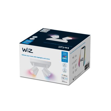 WiZ - LED RGBW Hämardatav kohtvalgusti IMAGEO 4xGU10/4,9W/230V 2200-6500K Wi-Fi CRI 90 valge