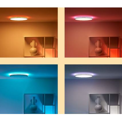 WiZ - LED RGBW Hämardatav laevalgusti RUNE LED/21W/230V 2200-6500K Wi-Fi must