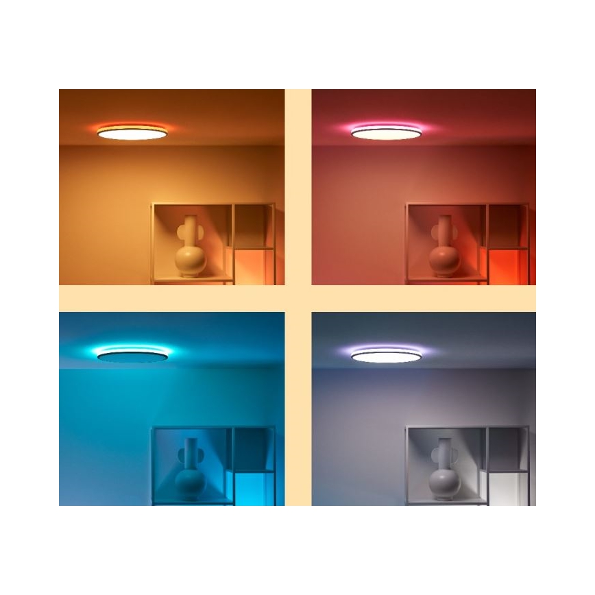 WiZ - LED RGBW Hämardatav laevalgusti RUNE LED/21W/230V 2200-6500K Wi-Fi must