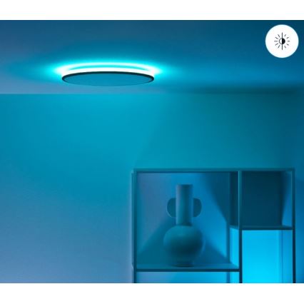 WiZ - LED RGBW Hämardatav laevalgusti RUNE LED/21W/230V 2200-6500K Wi-Fi must