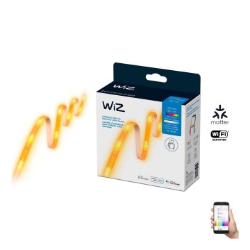 WiZ - LED RGBW Hämardatav riba 4m LED/13W/230V 2700-6500K Wi-Fi