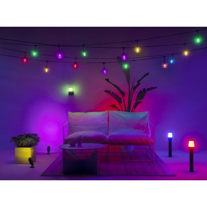 WiZ - Pikenduskomplekt LED RGBW Hämardatav väli lamp ELPAS LED/3,6W/12V 2700-5000K IP65 Wi-Fi