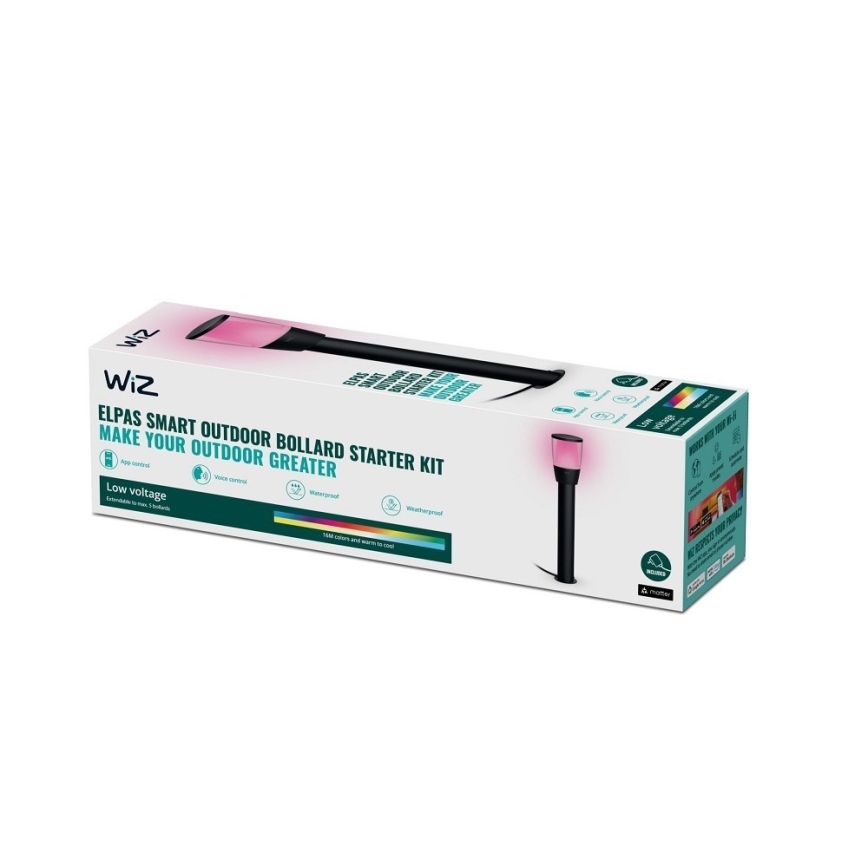 WiZ - LED RGBW Hämardatav väli lamp ELPAS LED/4,8W/12/230V 2700-5000K IP65 Wi-Fi