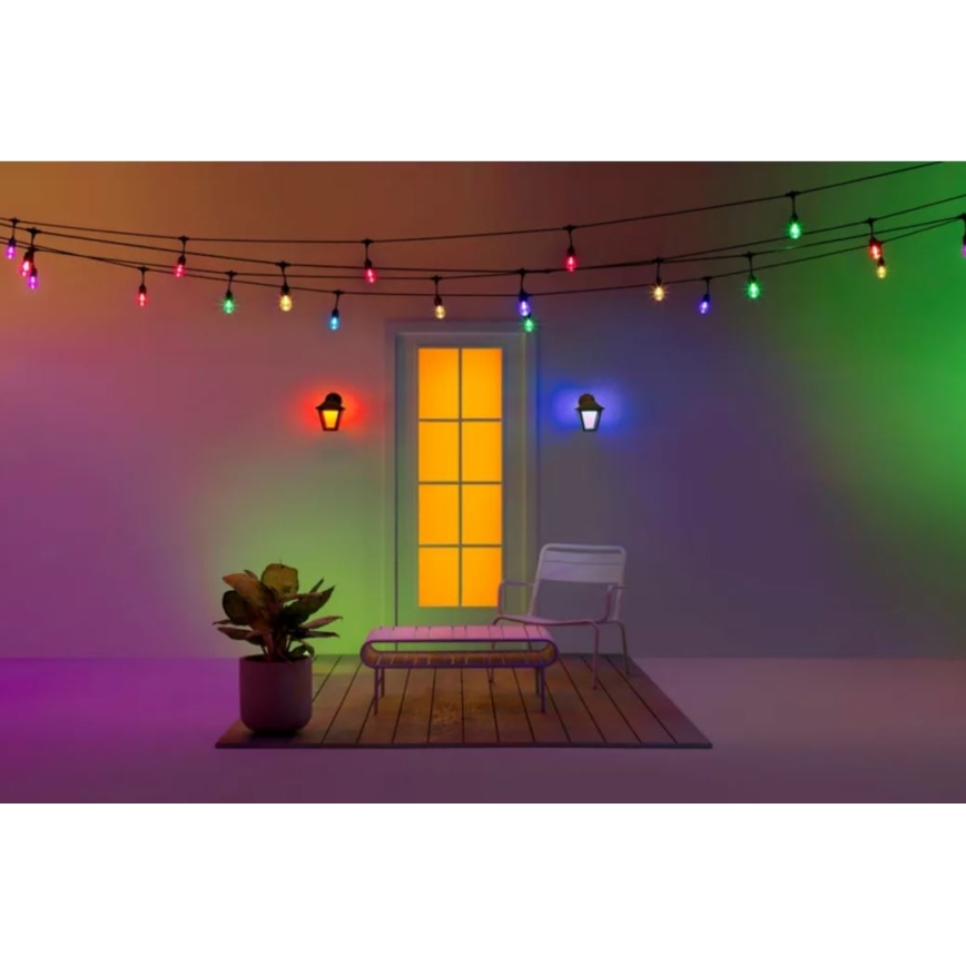 WiZ - LED RGBW Hämardatav väli seinavalgusti LED/9,5W/230V 2700-5000K IP44 Wi-Fi