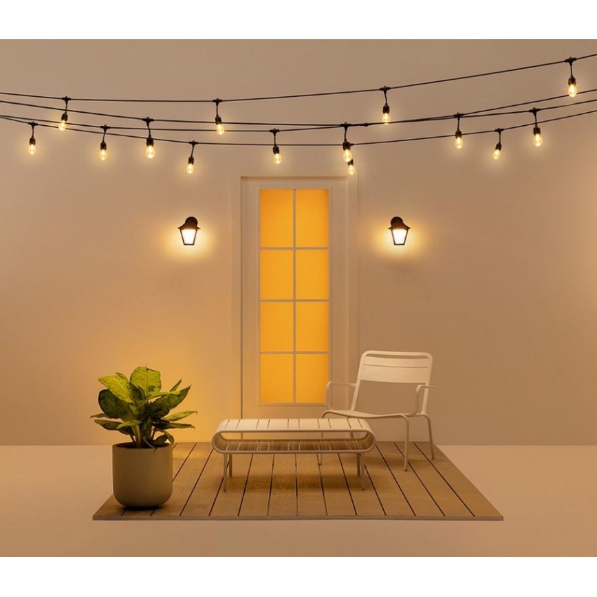 WiZ - LED RGBW Hämardatav väli seinavalgusti LED/9,5W/230V 2700-5000K IP44 Wi-Fi