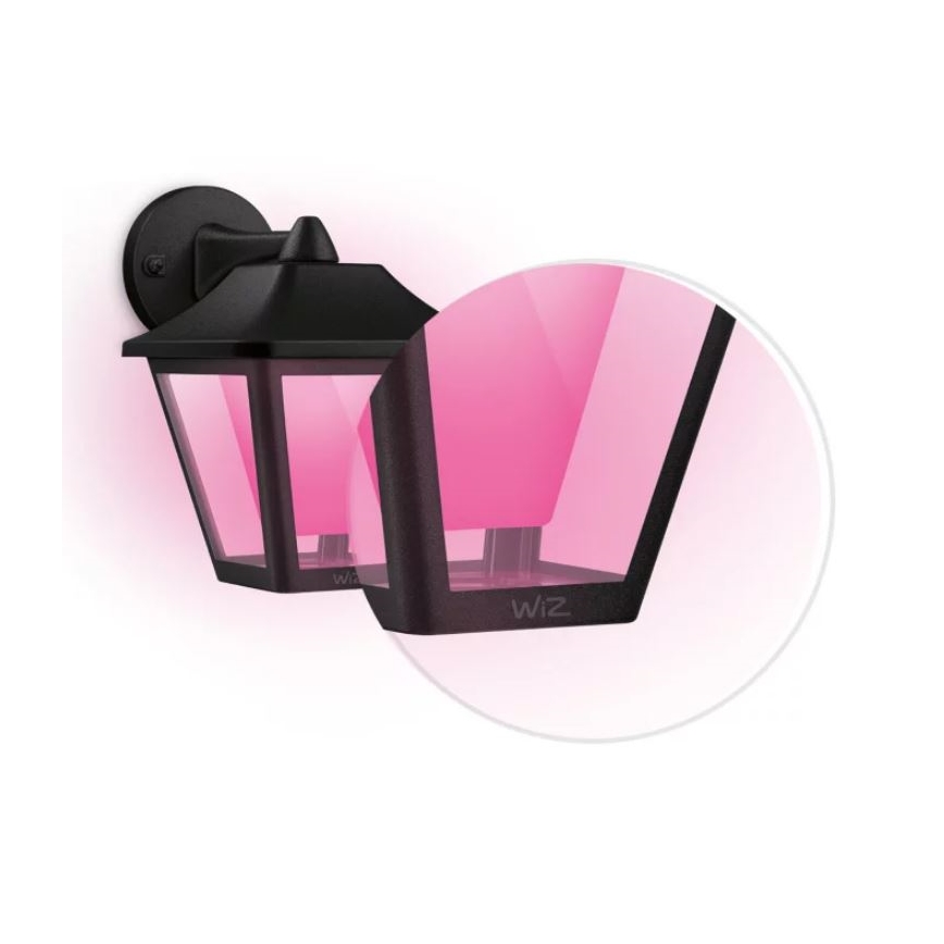 WiZ - LED RGBW Hämardatav väli seinavalgusti LED/9,5W/230V 2700-5000K IP44 Wi-Fi