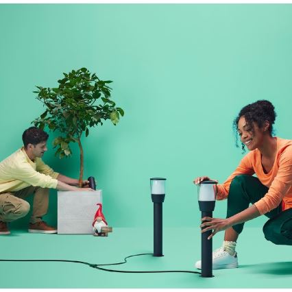 WiZ - LED RGBW Hämardatav välisvalgusti ELPAS LED/4,8W/12/230V 2700-5000K IP65 Wi-Fi