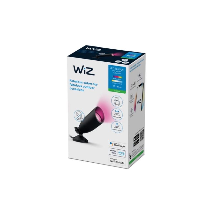 WiZ - LED RGBW Väli hämardatav kohtvalgusti SPOT LED/4W/12V 2700K-5000K IP65 Wi-Fi