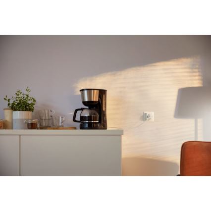 WiZ - Nutikas pistikupesa F 2300W + powermeter Wi-Fi SCHUKO