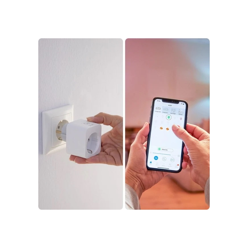 WiZ - Nutikas pistikupesa F 2300W Wi-Fi SCHUKO