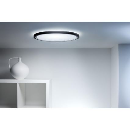 WiZ - RGB LED Hämardatav laevalgusti SUPERSLIM LED/22W/230V 2700-6500K Wi-Fi must