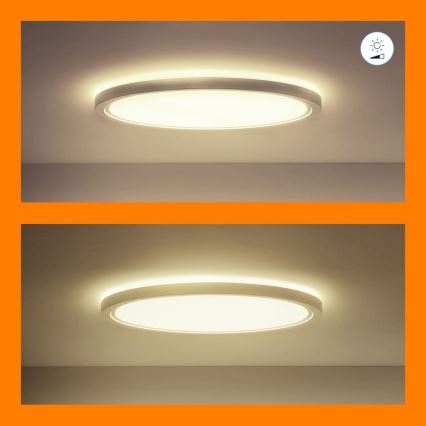 WiZ - RGB LED Hämardatav laevalgusti SUPERSLIM LED/22W/230V 2700-6500K Wi-Fi valge