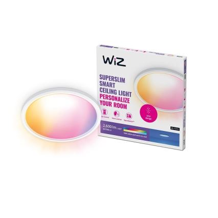 WiZ - RGB LED Hämardatav laevalgusti SUPERSLIM LED/22W/230V 2700-6500K Wi-Fi valge