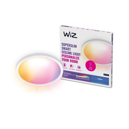 WiZ - LED RGB Hämardatav laevalgusti SUPERSLIM LED/32W/230V 2700-6500K Wi-Fi valge