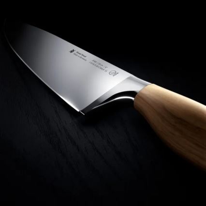 WMF - 6-osaline kööginugade komplekt GRAND WOOD puidust noablokiga