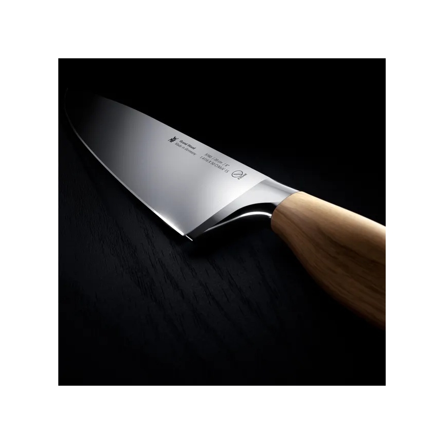 WMF - 6-osaline kööginugade komplekt GRAND WOOD puidust noablokiga