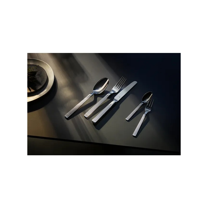 WMF - ART DECO 66-osaline roostevabast terasest söögiriistade komplekt