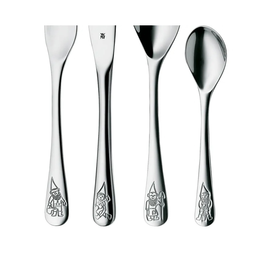 WMF - Kääbikud, 4-osaline laste söögiriistade komplekt