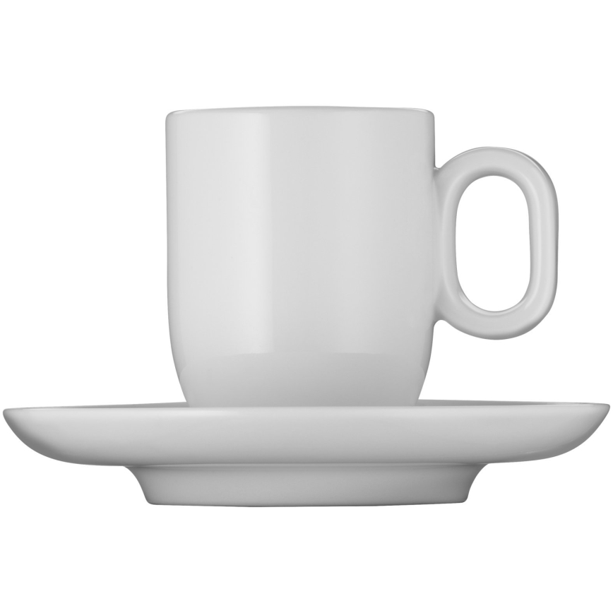 WMF - KOMPLEKT 2x Espresso tass koos alustassiga BARISTA valge