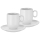 WMF - KOMPLEKT 2x Kohvitass alustassiga BARISTA 170 ml valge