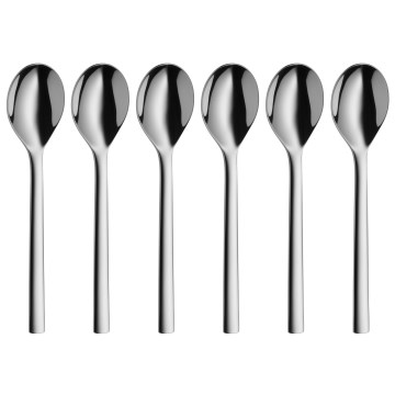 WMF - KOMPLEKT 6x Coffee lusikas NUOVA roostevaba