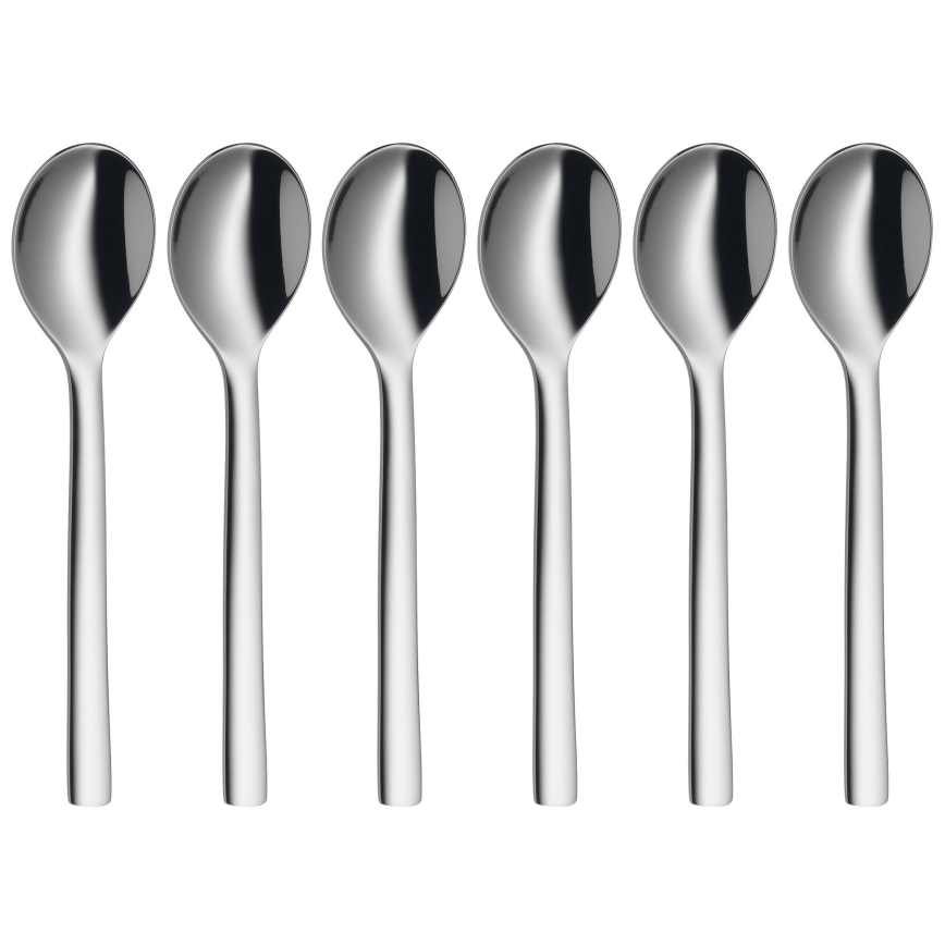 WMF - KOMPLEKT 6x Espresso lusikas NUOVA roostevaba