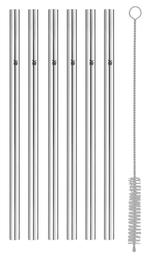 WMF - KOMPLEKT 6x Roostevabast terasest kõrred BARIC + puhastushari