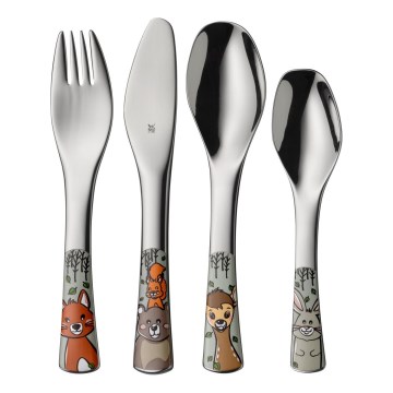 WMF - Laste söögiriistade komplekt FOREST FRIENDS 4 tk