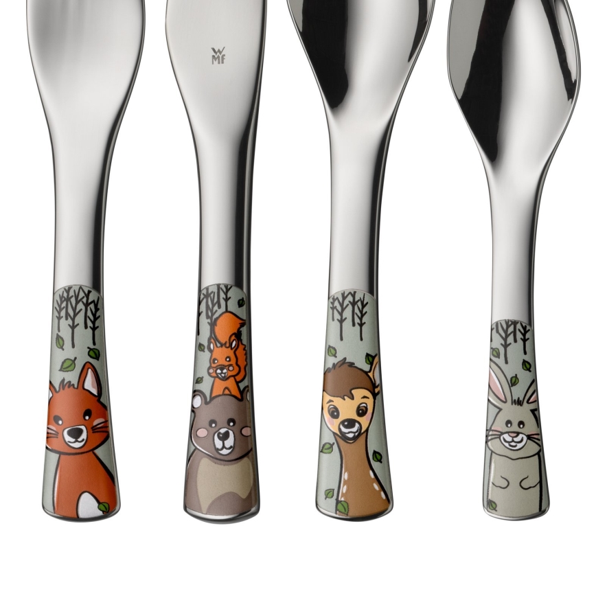 WMF - Laste söögiriistade komplekt FOREST FRIENDS 4 tk