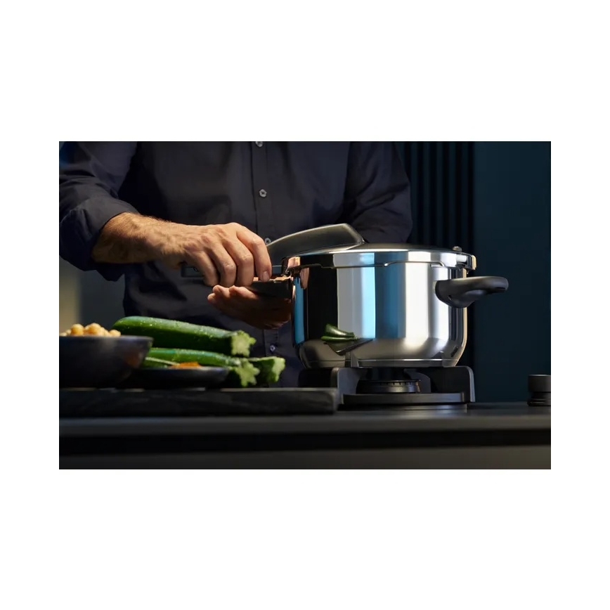 WMF - PERFECT roostevabast terasest rõhupottide komplekt 6,5 l ja 3 l