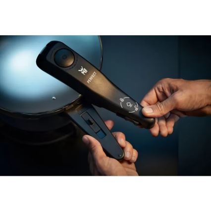 WMF - PERFECT roostevabast terasest rõhupottide komplekt 6,5 l ja 3 l