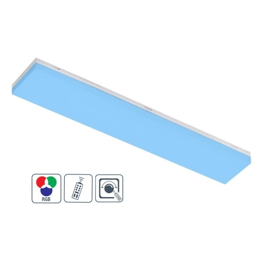 Wofi 11276 - LED RGB Pikendus Hämardatav pinnale kinnitatav panel FOURLIGHTS LED/10W/230V